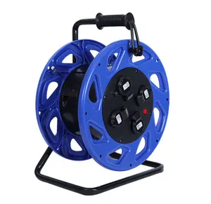 Retractable & Movable Cable Winding Reel to Transport Electric Cables