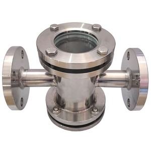 Vitre de niveau à bride en acier inoxydable 304/316L, type traversant, port d'observation double face, indicateur de débit d'eau - Product Image 3