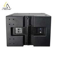 L-solution HDL18-A 18 İnç Metal Subwoofer Güç Amplifikatörü Pasif 1000W/2000W 4 Kanallı Stereo 30Hz-140Hz Frekans Tepkisi