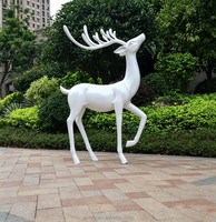 A075 Vente en gros de statues de chevaux en fibre de verre grandeur nature, finition brune réaliste, décoration de jardin extérieur, sculpture