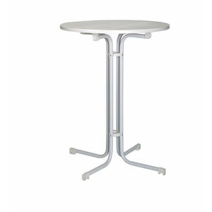 Muebles de plástico plegables para terraza, juego de comedor de plástico blanco, moderno, redondo, para Picnic, café, jardín, aire libre - Product Image 3