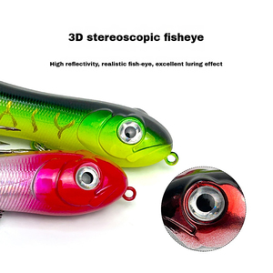 Vente en gros Dovesun Leurre Minnow de pêche au <span class=keywords><strong>poisson</strong></span>-chat, de bonne qualité, attrayant, avec perles sonores, en ABS, pour eau douce - Product Image 3