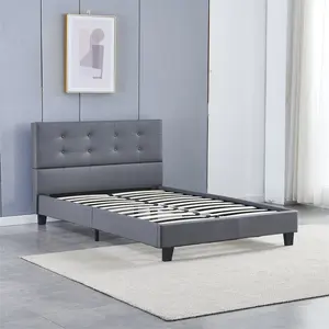 2022 Hot Selling Upholstered Bedroom Set Bed Frame King Size Bed