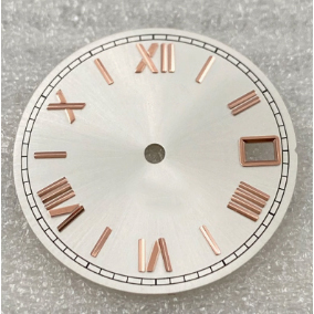 Esfera Romana con Patrón Solar de 28.5mm para Relojes Personalizados, Compatible con Movimiento Mecánico NH35 - Product Image 2