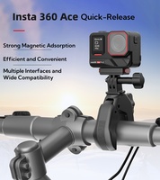 Support magnétique à dégagement rapide pour Insta360 Ace Pro 2/Ace Pro Adaptateur à 2 griffes Accessoires pour caméra d'action Insta360