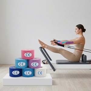 Cinta <span class=keywords><strong>de</strong></span> Kinesiología <span class=keywords><strong>para</strong></span> Yoga, Alivia el Dolor, Protege los Músculos y Previene Lesiones, Cinta Muscular <span class=keywords><strong>de</strong></span> Soporte, Logotipo Personalizado, Deportes <span class=keywords><strong>de</strong></span> Pelota, Pilates - Product Image 1