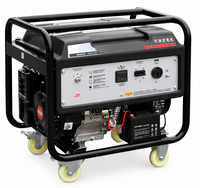 Générateur à essence refroidi par air 5KW 50Hz Démarrage électrique Portable Alimentation de secours pour la maison et le chantier Protection contre les surcharges