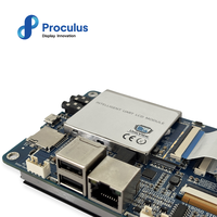 Panel Sentuh Kapasitif 5.0 Inci 800x480 TFT Industri dengan Sistem Operasi Android/Linux, CPU Quad-core 1.3GHz, Tegangan 6-24V
