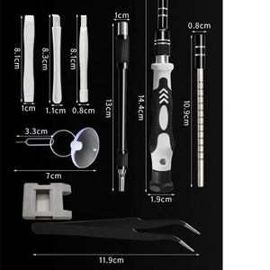 Juego de destornilladores 79 en 1, herramienta de desmontaje, venta directa de fábrica, herramientas multifuncionales de precisión para el hogar, para teléfono y PC - Product Image 4