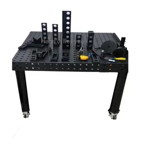 Factory Produce Nitriding Treatment 3D Cast Iron Welding Table With Clamps