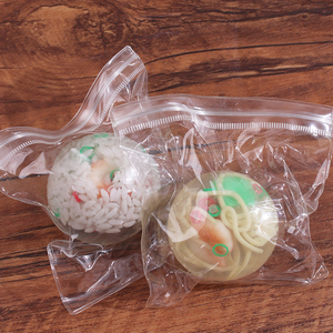 Balle anti-stress créative faite à la main de 6 cm en TPR, série Fruits de mer, jouet souple, cadeau pour enfants et adultes, thème thé - Product Image 5