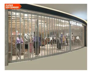 Tinh thể mới PVC gấp cửa shopfront Polycarbonate cong cửa trượt nhựa nhôm màn trập accordion cửa nhà Máy Giá