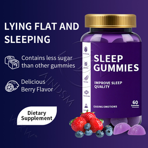 Gommes de sommeil à bas prix mélatonine soins de santé suppléments de bonbons aide au sommeil s'endormir plus longtemps gummy - Product Image 3