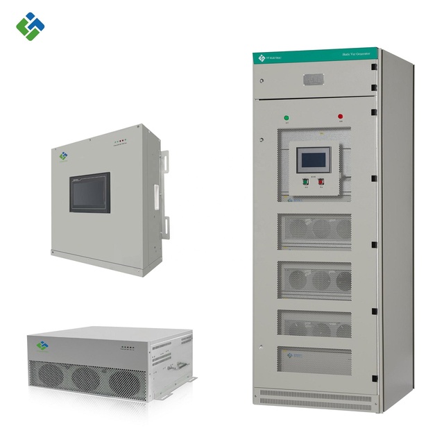 30/50/75/100 KVAr Intelligent Power Factor Correction 3p4w/3p3w SVG Accurate Compensation of Power Factor to 0.99