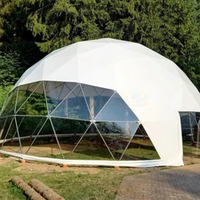 Dôme de glamping personnalisable pour hôtels, tente igloo moderne, extérieur, PVC imperméable, ignifuge, aluminium, couleur et taille personnalisées pour les hôtels