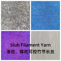 Filament de polyester et de nylon modulable, nouveau matériau pour le tricot et le tissage