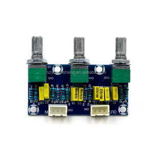 パッシブトーンボードアンププリアンプパワーモジュール低高音調整PCBボードストックXH-M802 - Product Image 2