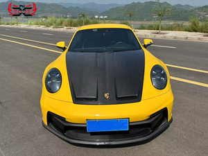 Para Porsche 911 992 fibra de carbono seca <span class=keywords><strong>GT3</strong></span> estilo labio delantero divisor delantero parachoques BodyKit - Product Image 2