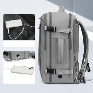 Sac à dos de voyage imperméable de grande capacité avec fermeture à glissière, design de mode personnalisé et tendance - Product Image 6