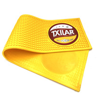 Tapis de bar antidérapant personnalisé en silicone souple pour cocktails, accessoires de bar pour événements promotionnels et publicitaires