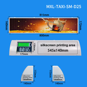 Pantalla LED para Techo de Taxi, Personalizada, 3G 4G, Impermeable IP65, P2.5 P5, Publicidad en Video para Exteriores, Caja de Luz para Techo de Taxi - Product Image 3