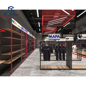 Giá để quần áo, giá treo quần áo, kệ trưng bày cửa hàng bán lẻ quần áo nam, kệ trưng bày đồ thể thao - Product Image 6