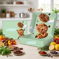 Boîte d'emballage pour boulangerie avec logo/taille/couleur/design personnalisé imprimé, boîte en papier pour biscuits