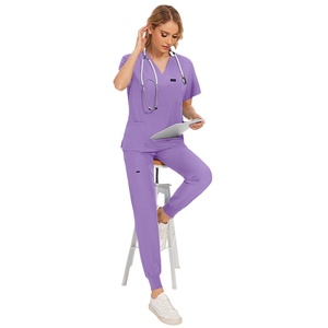 42122 logotipo listo personalizado hombres ropa de trabajo pantalones médicos estudiantes Scrubs - Product Image 1