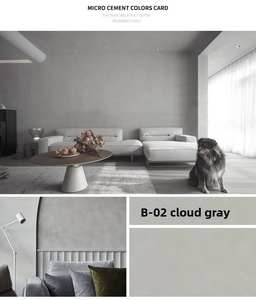 Revêtement et <span class=keywords><strong>peinture</strong></span> microciment BaiRiJu, fabricant de <span class=keywords><strong>peinture</strong></span> pour murs, sols et plafonds haute résistance, <span class=keywords><strong>peinture</strong></span> intérieure facile à appliquer - Product Image 4