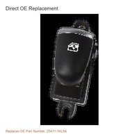 Interrupteur de lève-vitre électrique côté passager 5 broches Nissan Sylphy Teana Qashqai 25411-1KL5A avec garniture argentée