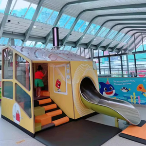 Modern Stylish Indoor Playground Soft Play Equipment Set for Kids Commercial Children's Playground with Ball Pool and Slide - Product Image 1
