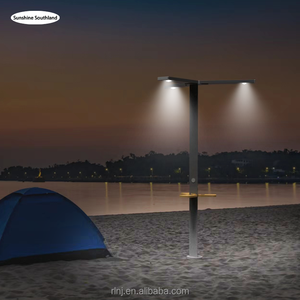 Sunshine Southland Model 2304 Intelligent IP65 Waterproof USB <b>Charging</b> Pile Steel Material <b>Solar</b> Station APP <b>Control</b> High-tech 2 - Product Image 1