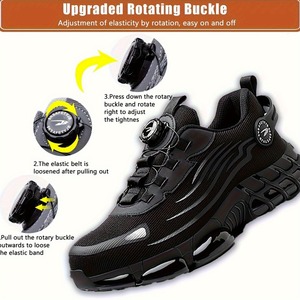 <span class=keywords><strong>Scarpe</strong></span> Antinfortunistiche da <span class=keywords><strong>Uomo</strong></span> Adatte <span class=keywords><strong>per</strong></span> Lavori Edili, <span class=keywords><strong>Scarpe</strong></span> Sportive Casual con Punta in Acciaio Anti-Perforazione e Anti-Schiacciamento - Product Image 4