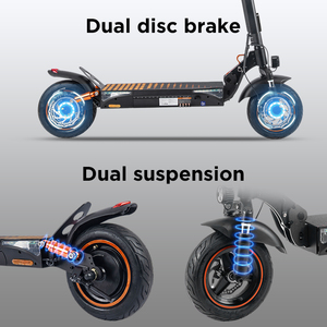 Trottinette électrique haute performance, charge rapide, longue autonomie, moteur puissant sans balais - Product Image 4