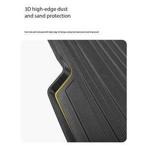 Alfombrilla de TPE 3D Impermeable de Alta Calidad para Maletero, Alfombrilla Protectora para el Respaldo del Asiento del <span class=keywords><strong>Coche</strong></span>, Compatible con Accesorios Rox 01 - Product Image 3