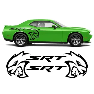 Autocollants <span class=keywords><strong>de</strong></span> voiture pour Dodge Charger Challenger SRT Caliber Durango Avenger Dart, autocollants latéraux pour jantes et portes, accessoires <span class=keywords><strong>de</strong></span> tuning - Product Image 1