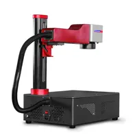 Mini máquina de marcação a laser, máquina de marcação do laser da fibra raycus 20w 30w máquina de marcação do metal com impressora a laser