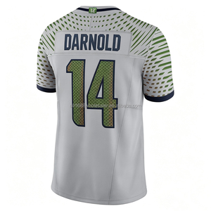 Maillot de football pour homme style tendance 2026 Sam Darnold, cousu, Jaxon Smith-Njigba, Cooper Kupp, 12e édition fan, tailles S-3XL - Product Image 4