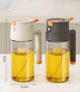 Erogatore <span class=keywords><strong>olio</strong></span> <span class=keywords><strong>Spray</strong></span> per il controllo preciso dell'<span class=keywords><strong>olio</strong></span> ideale per la cottura sana corpo in vetro con manico ergonomico - Product Image 2