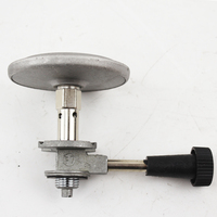 Réchaud de cuisson miniature en aluminium et acier inoxydable, compatible GPL et gaz naturel, pour cuisine et barbecue, avec brûleur à gaz GPL et valve