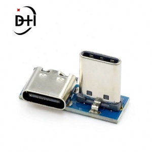 <b>Micro</b> <b>USB</b> Type C Test Board USB3.1 24P Male to 16P Female Socket Type-C <b>Adapter</b> Extension Test Board Connector Converter - Product Image 2
