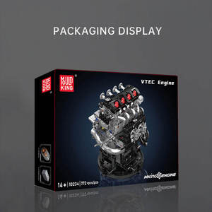 Khuôn Vua 10234 772pcs động cơ Serie <span class=keywords><strong>Vtec</strong></span> xây dựng động cơ mô hình kỹ thuật giáo dục đồ chơi lễ hội Quà Tặng - Product Image 6