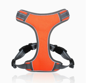 Chaleco con correa para el pecho para mascotas de tamaño mediano y grande de lujo, cuerda de tracción reflectante antirotura para perros, Correa suave Premium para mascotas transfronteriza - Product Image 6