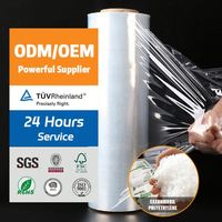 Usine-Pe LDPE Transparent Soft Stretch Jumbo Roll 50cm Matériaux d'emballage de large pour l'emballage et l'emballage industriels