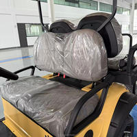 Voiturette de golf électrique fermée neuve 2026, 4 places avec climatisation, batterie lithium 60V pour parcours de golf