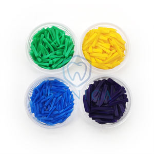 Cuñas dentales de madera desechables, cuñas de plástico de colores, para relleno Dental - Product Image 1