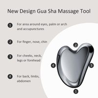 Carte de Gua sha Terahertz naturel pour le traitement des points de déclenchement de thérapie SPA et l'atténuation des tissus profonds
