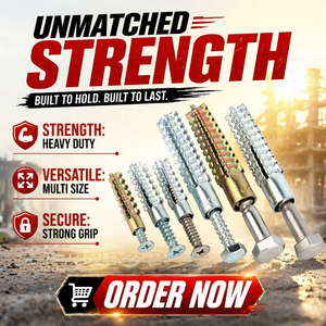 <span class=keywords><strong>พุก</strong></span>เหล็กคาร์บอนชุบสังกะสีแบบเกล็ดปลา ขนาด M6-M10 พร้อมปลอกหนาม สำหรับยึดติดผนังยิปซัม คอนกรีตมวล<span class=keywords><strong>เบา</strong></span> และอิฐ - Product Image 1
