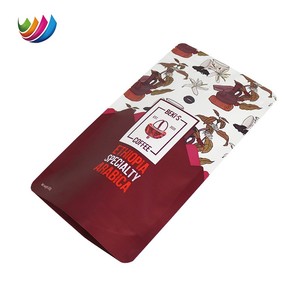 Tùy chỉnh bolsa de cafe 250g 1kg đứng lên túi 500g túi Cà phê cấp thực phẩm cà phê dây kéo túi với logo riêng - Product Image 4