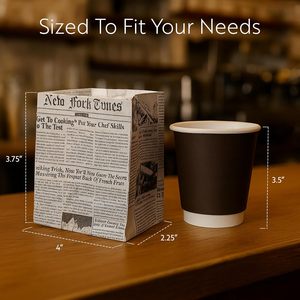 Bolsa de Papel Kraft Simple, Reciclada y Resistente a la Grasa, para Pan, Baguette, Donuts, Bagels, Empaque para Llevar de Panadería - Product Image 2